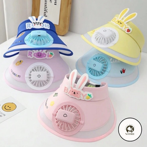 VISERA CON VENTILADOR REGARGABLE NIÑOS